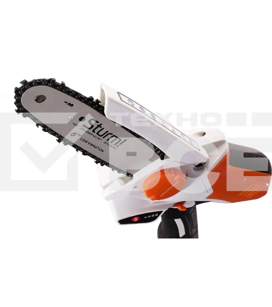 Электрическая цепная пила Sturm! CSC1804 дл.шины:6' (15.2cm) ЗУ