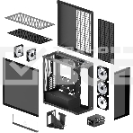 Компьютерный корпус Arctic Cooling ARCTIC Xtender VG черный, фото11