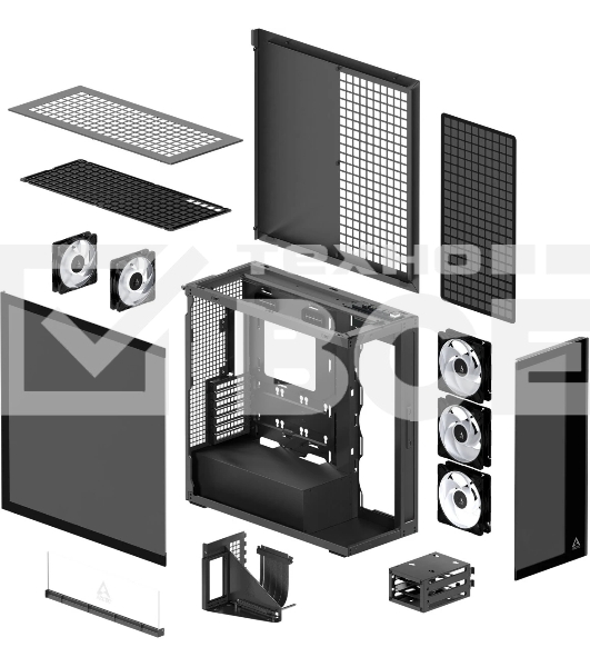 Компьютерный корпус Arctic Cooling ARCTIC Xtender VG черный