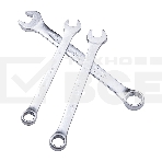 Набор комбинированных гаечных ключей 14 шт Deli DL130014A Спецификация: 6,7,8,9,10,11,12,13,14,15,17,19,22,24 мм. Матовая хромированная поверхность. Тканевая упаковка., фото4