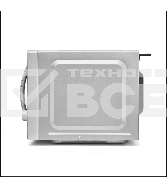 Микроволновая печь Tuvio MG7T20SM1 с функцией гриля и разморозки, серебристый/черный