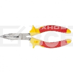 Длинногубцы Matrix изогнутые insulated 160 мм, двухкомпонентные рукоятки, фото 1