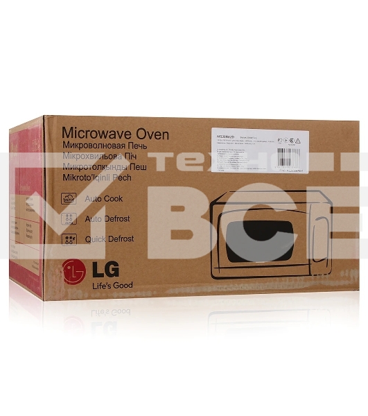 Микроволновая печь LG MS20R42D белый, 20 л, 700 Вт, переключатели - сенсор