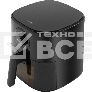 Аэрогриль Hyundai HYF-5003 черный, 1500 Вт, 5.5 л, сенсор, 25 программ