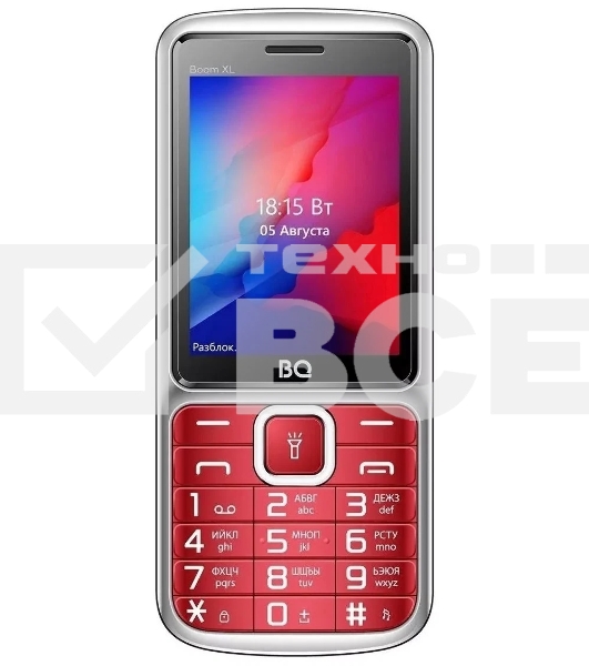 Мобильный телефон BQ 2810 BOOM XL красный