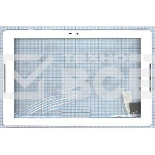 Сенсорное стекло (тачскрин) для Acer Iconia One B3-A32, белое с рамкой