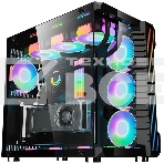 Компьютерный корпус 1STPLAYER STEAMPUNK SP9 Black / SP9-BK, фото 1