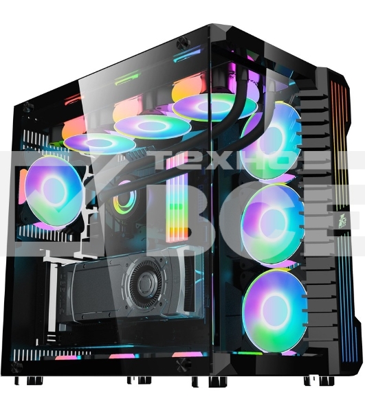 Компьютерный корпус 1STPLAYER STEAMPUNK SP9 Black / SP9-BK