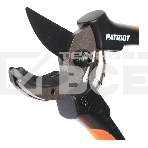 Секатор PATRIOT PAP-177,контактный,наковаленка (cталь 65 Mn), лезвие (япон.сталь SK5), PP+TPR рукоятки, пружин.привод,177 мм, фото2