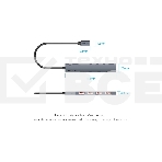 Концентратор Vention OTG USB 3.2 Gen 2 Type-C на 4 USB порта + USB-C PD Серый - 0.15м., фото10