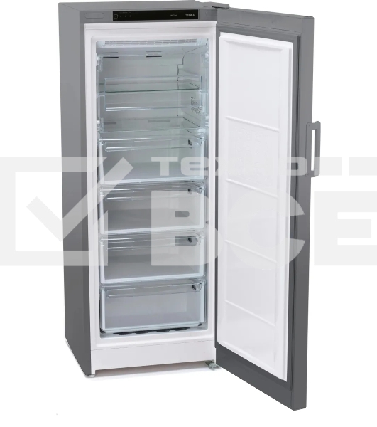 Морозильная камера Stinol STZ 150 GF, серебристый, 204 л, 4 ящика, 2 полки