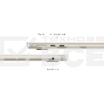 Ноутбук APPLE MacBook Air 13 A3113 сияющая звезда (M3/16Gb/512Gb SSD/MacOS) ((MXCU3ZP/A)) нужен переходник на EU, фото2