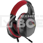 Наушники с микрофоном Оклик HS-L335G черный 2.2м мониторные USB оголовье (1972582), фото3