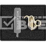 Шильд-символ Moleskine Zodiac Козерог, металл, золотистый, коробка с европодвесом, PINCAPRICORNGOLD, фото 1