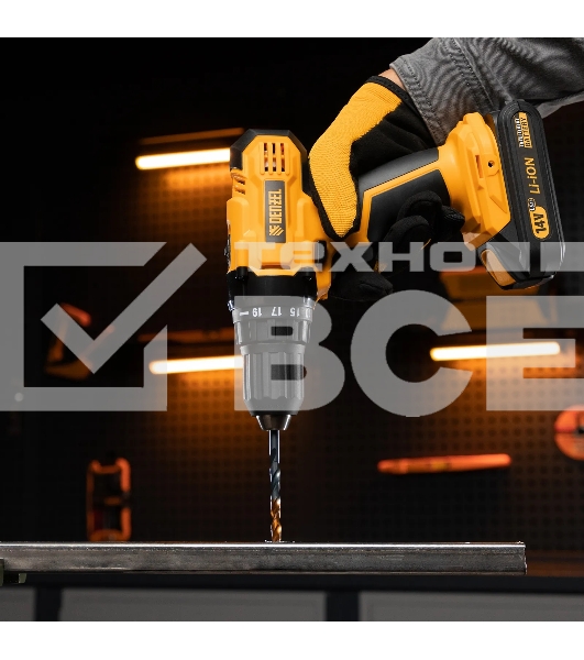 Сверло по металлу Denzel 6,5 мм, HSS-Tin, Golden Tip, 10 шт.