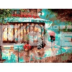 Картина по номерам БЕЛОСНЕЖКА 980-AS Франция. Дождливый вечер, фото 1