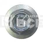 Саморез кровельный Руфкомплект 4.8х19 по металлу сверло №2 шайба d=14мм с EPDM прокладкой оцинкованный, фото2