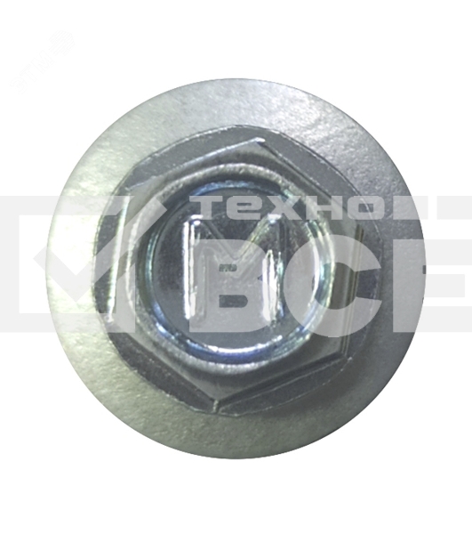 Саморез кровельный Руфкомплект 4.8х19 по металлу сверло №2 шайба d=14мм с EPDM прокладкой оцинкованный