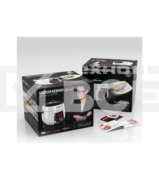 Мультиварка-скороварка Redmond RMC-P470 5л 1000Вт белый/черный