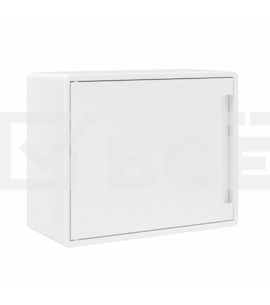 Щиток настенный FRAME DKC F08W1WW 8мод. с бел. дверцей с 2 шинами PEN на 6 и 8 отверст. белый