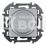 Светорегулятор поворотный Legrand без нейтрали, 300 Вт, алюминий, фото 1