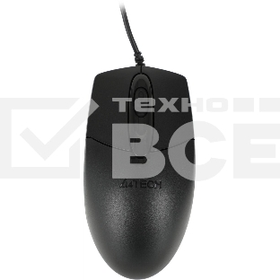Мышь проводная A4Tech OP-720 черный, 1200 dpi, USB, кнопки - 3