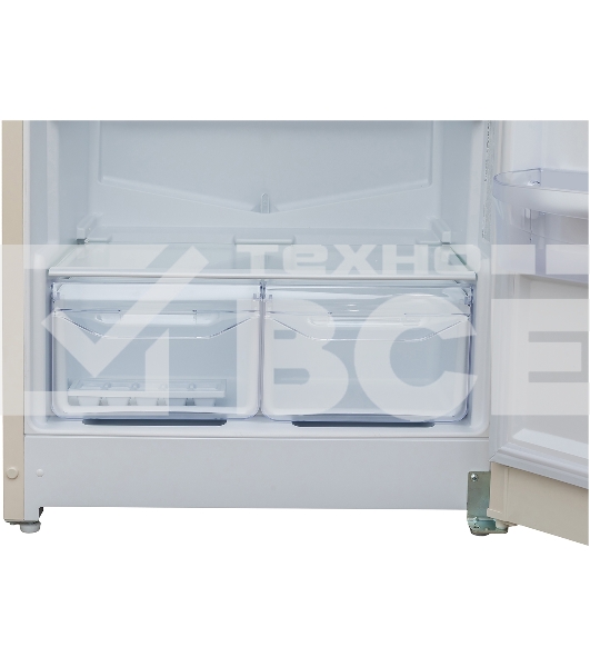 Холодильник Stinol TS 167 E бежевый двухкамерный 167/72 л морозилка сверху, капельная система