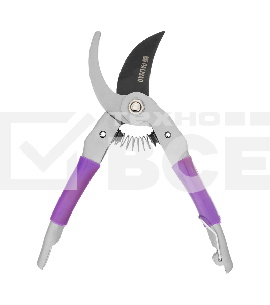 Секатор прямого реза Palisad BASE 225 мм, металлические рукоятки, ПВХ оболочка