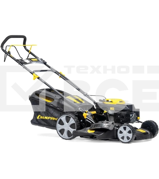 Газонокосилка Champion LM4627 (2,6кВт привод травосб.60л. шир.460мм 25-75мм 31,6кг 3в1)(Газонокосилка самоходная, Объем двигателя 139 см3, вес без травосборника 31,6 кг, Объем топливного бака 1,0 л, Мощность 2,6/3,5 кВт/л.с., объем травосборника 60 л, ширина среза 460 мм, высота среза 25-70 мм.)