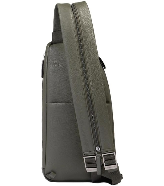 Рюкзак слинг Piquadro Modus Special CA5577MOS/VEVE оливковый кожа