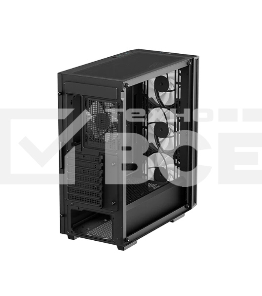 Компьютерный корпус Deepcool MATREXX 55 V4 без БП, боковое окно (закаленное стекло), 3xARGB LED 140мм вентилятора спереди, 1xARGB LED 120мм вентилятор сзади, черный, ATX