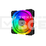 Вентилятор для корпуса Powercase СM21-14 ARGB черный, 140 мм, 1500 об/мин, 4 pin, фото3