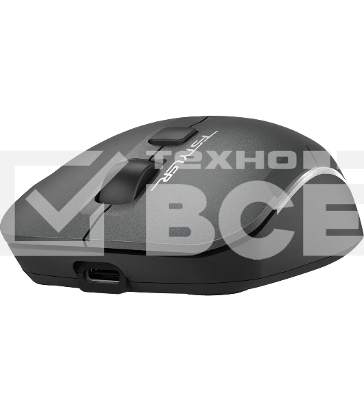 Мышь беспроводная A4Tech Fstyler FB26CS Air2 серый/черный, 2000 dpi, радиоканал, Bluetooth, USB, кнопки - 4