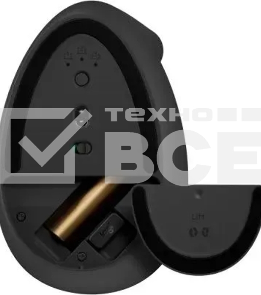 Мышь беспроводная Logitech Lift графитовый, 4000 dpi, радиоканал, Bluetooth, USB, кнопки - 6