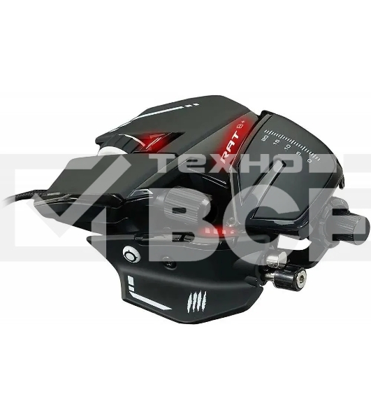 Мышь проводная Mad Catz R.A.T. 8+ черный, 16000 dpi, USB, кнопки - 11