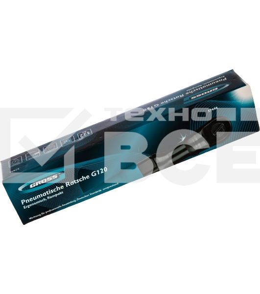 Трещотка пневматическая GROSS G120 57446  1/2'' 122нм 160об/мин