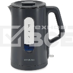 Чайник электрический Hyundai HYK-G4508 1.5л. 1700Вт серый/прозрачный корпус: стекло, фото 1