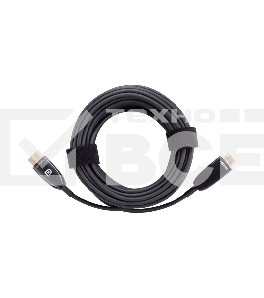 Активный оптический кабель VCOM DP1.2v-->HDMI2.0v 15м <D3752B-15.0>