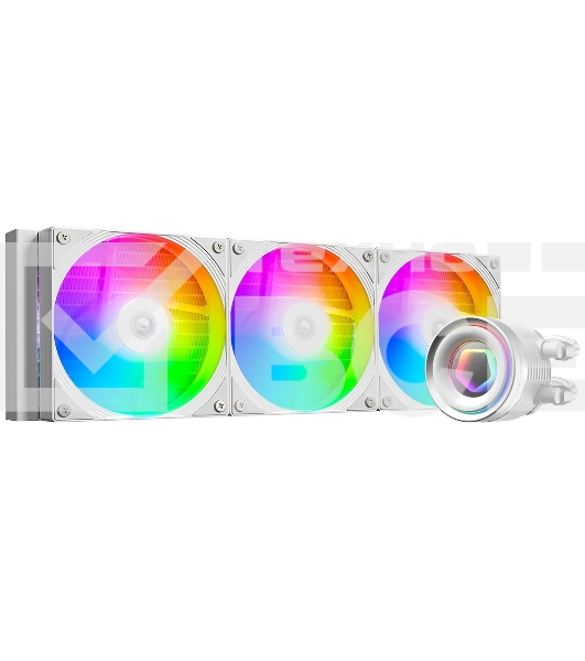 Система водяного охлаждения ID-Cooling FX360 Inf ARGB белый 120мм алюминий+медь 2000rpm 27.2db 4-pin 350W