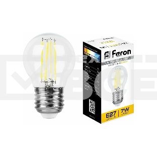Лампа светодиодная FERON LB-52 (25876) 7W 230V E27 2700K