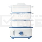 Пароварка электрическая Centek CT-1462 9л 1050Вт, таймер 60 мин, 3 контейнера, чаша для риса, резервуар 1,5л., фото 1