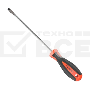 Отвертка Patriot SL5x150, CR-V,магнитная, 2-х компонентная рукоятка