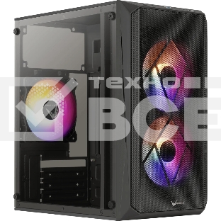 Компьютерный корпус Aerocool / Formula V Line CS-107 Plus mATX USB 3.0x1/USB 2.0x1/audio черный