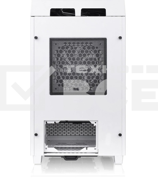 Компьютерный корпус Thermaltake The Tower 100 Snow CA-1R3-00S6WN-00/White/Win/SPCC/Tempered Glass*3