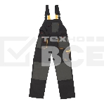 Полукомбинезон профессиональный рабочий Denzel 65% полиэстер 35% хлопок, XL, фото7