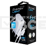 Сетевое зарядное устройство Qumo Energy light PD 35Вт (Charger 0067), 1 USB Type-C, + кб 1м, 60Вт., фото3