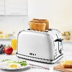 Тостер Kitfort КТ-2036-6 Мощность: 800-950 Вт.Емкость: 2 тоста одновременно,серебристый., фото3