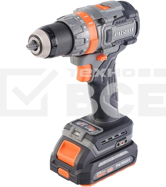 Дрель-шуруповерт аккумуляторная PATRIOT BR 212UES