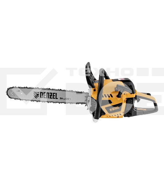 Пила цепная бензиновая Denzel DS-5820, шина 50 см, 58см3, 3,6 л.с., шаг 0,325, паз 1,5 мм, 76 зв