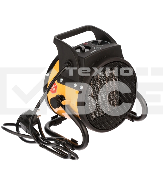 Тепловая пушка керамический нагреватель (тепловентилятор) Denzel DHC 2-100, 230В, 0,025/1/2 кВт